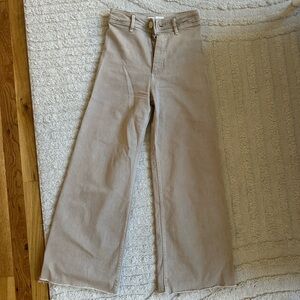 ZARA HIGH-WAISTED ZW SAILOR STRAIGHT JEANS